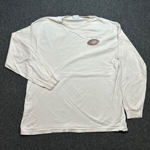 Coed Sportswear It Is All About Football Shirt Sz L Mens White 90s Skater Sporty